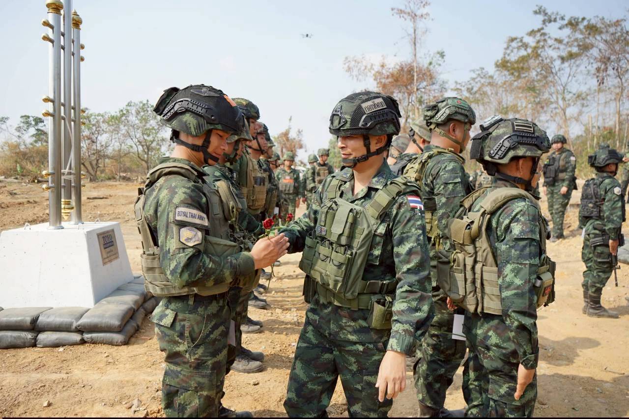 Thai national flagpole support activity 10